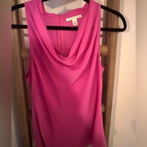 Like new Banana Republic bright pink silky tank.